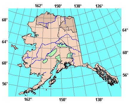 Alaska Latitude And Longitude Map - Winna Kamillah